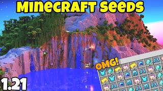 BEST SEED EVER In Minecraft Bedrock 121 [upl. by Ecnal]