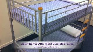 Julian Bowen Atlas Metal Bunk Bed Frame [upl. by Pryce503]