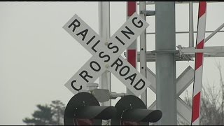 Railroad crossing safety warnings [upl. by Nibbor]