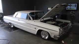 LS1Swapped 1964 Chevy Impala on the Dyno [upl. by Cirdla]