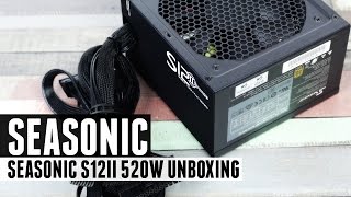 Seasonic S12II 520W Unboxing [upl. by Auqenwahs]