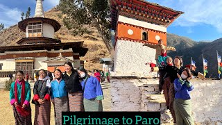 Marking a pilgrimage trip with family to Paro Kichu  Tachog Lhakhang  ZangdopelriBhutan Vlog [upl. by Rihana]