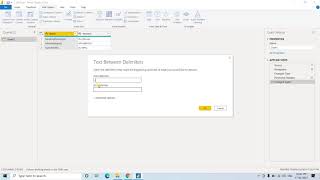 Extract text between delimiters  Extract text within a range in Power BI [upl. by Nnylaehs93]