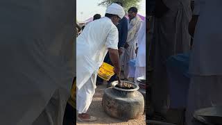 Traditional Wedding Food Distribution to all Families of a Village in Deep Desert  Beef Qorma Rice [upl. by Barby532]