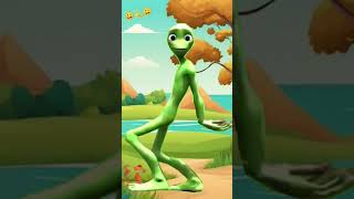 dametucosita 1😀😀 alien👽 dance 😀😀vs train driver attack tom talk vfxshorts vfx shortsviral shorts [upl. by Eilesor]