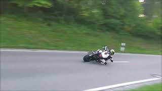 KTM Duke 790 Spark exhaust sound knee down flyby [upl. by Errehs]