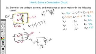 How to Solve a Combination Circuit Easy [upl. by Sanferd]