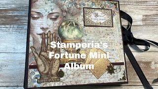 Stamperia’s Fortune mini album walkthrough [upl. by Morehouse]