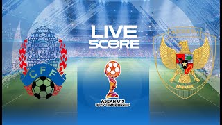 🔴 LIVE SCORE  INDONESIA U19 VS CAMBODIA U19  ASEAN U19 BOYS CHAMPIONSHIP [upl. by Ecnedurp]