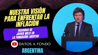 Javier Milei presenta la Visión de su Gobierno sobre Cómo Enfrentar la Inflación [upl. by Atteuqal280]