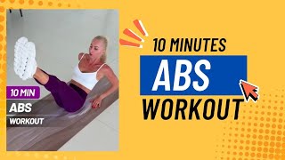 10 Min ABS Workout at Home GymHealthFood [upl. by Bazar900]