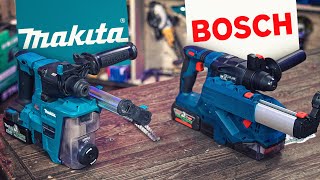 Перфораторы MAKITA DHR183 vs BOSCH GBH185 LI [upl. by Alekal]