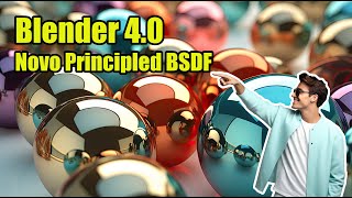 Blender 40 Novo Principled BSDF [upl. by Aiouqes]