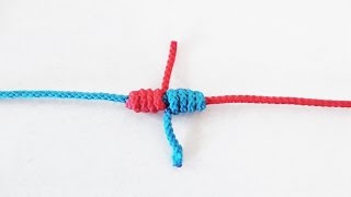 Fishing Knots How To Tie A Blood Knot [upl. by Ehcnalb106]