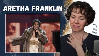 Vocal Coach Reacts to ARETHA FRANKLIN  You Make Me Feel Like A Natural Woman LIVE [upl. by Yrrak]