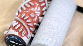 How To Achieve a Patterned Roller Effect  Dulux [upl. by Sicular]