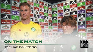 Joe Hart amp Kyogo On The Match  Celtic 30 Hearts  Kyogo Double amp ORiley Penalty earn 3 points [upl. by Hussar]