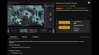 Fractale Mecha Plugin UE5 First Test [upl. by Ahsimrac]