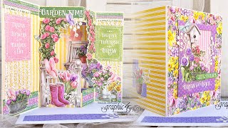 Graphic 45 Grow with Love  Card tutorial by ScrapbookingCecilia [upl. by Acebber]