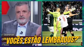 OSVALDO PASCOAL SAI EM DEFESA DO PALMEIRAS E DISPARA CONTRA ARBITRAGEM E CBF [upl. by Attoynek]