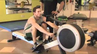 Lifecore Fitness Rowing Machine Model R100 Video [upl. by Portie]