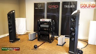 Wilson benesch CAD Trilogy Audio NEW Products chat Part 2  Festival of Sound 2018 [upl. by Shwalb413]