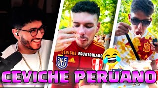 CEVICHE PERUANO 💥 VS CEVICHE ECUATORIANO ZEIN OPINA Q a LOS ESPAÑOLES NO LES GUSTA EL PICANTE [upl. by Ninazan]