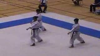 JKF Kanto High School Championships Wado Wanshu Team Kata [upl. by Neehar]