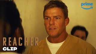 Jack Reacher Prison Fight  REACHER  Prime Video [upl. by Neelhsa]