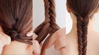 Learn How to Do a Fishtail Braid Hairstyle [upl. by Som621]