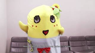 Funassyi la mascotte de la ville de Funabashi [upl. by Ahsian]