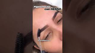 PIGMENTACIÓN de CEJAS con HENNA [upl. by Maccarthy]