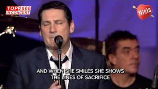 Spandau ballet  Through the barricades with lyrics  Top 2000 In Concert 2009 [upl. by Anihc]