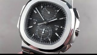 Patek Philippe Nautilus Travel Time Chronograph 59901A001 Patek Philippe Watch Review [upl. by Aivad818]