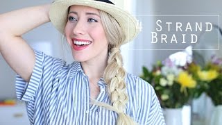 Four Strand Braid tutorial EXPLAINED [upl. by Peace]