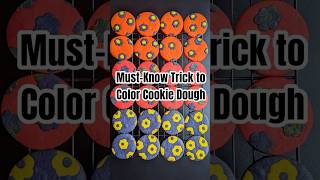 MustKnow Trick to Color Cookie Dough cookies baking tipsandtricks [upl. by Adnolor]