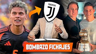 BOMBAZO COLOMBIANO x JUVENTUS FIRMA CONTRATO l MERCADO de FICHAJES l SANCION a COLOMBIA [upl. by Adelbert]