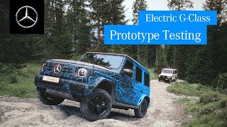 Electric GClass Prototype Testing [upl. by Bywaters]