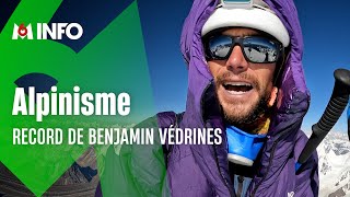 Benjamin Védrines  il gravit le K2 en un temps record [upl. by Bahr373]