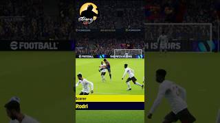 🥵RODRI  BANGER🥵⚽️  EFOOTBALL MALLU  efootball2024 efootball shorts pes shortsfeed gaming [upl. by Datha856]