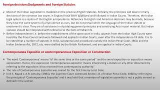 Interpretation of Statute M5 External Aids to Construction ios law thevaidha [upl. by Edsel]