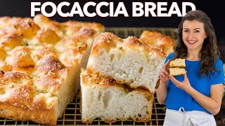 HOW TO MAKE SOFT and CRISPY FOCACCIA BREAD [upl. by Careaga735]