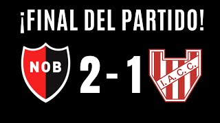 🔴 INSTITUTO VENCIÓ 2 A 1 NEWELLS DE VISITANTE [upl. by Key]