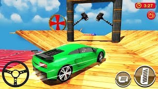 Car Driving amp Racing On Crazy Sky Tracks by CrAzy Games Android Gameplay HD [upl. by Anirba]