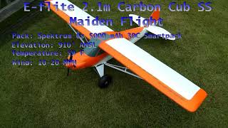 2 1m CarbonZ Cub SS maiden flight [upl. by Ailla]