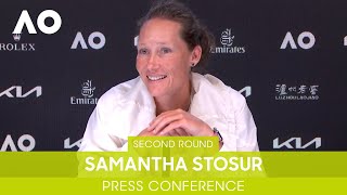 Samantha Stosur Press Conference 2R  Australian Open 2022 [upl. by Seem]