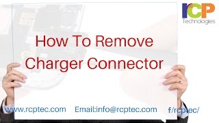 How to Remove Charger Connector or HeadSet Connector or Memory Trays in mobiles [upl. by Vallo982]