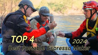 TOP 4 Best Portable Espresso Maker 2024 [upl. by Vaientina]