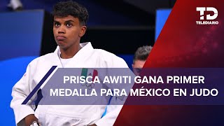 Prisca Awiti gana medalla de PLATA en judo para México en Juegos Olímpicos de París 2024 [upl. by Royo]