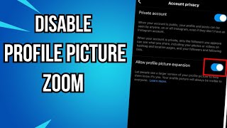 How to Disable Instagram Profile Picture Zoom [upl. by Sokin407]